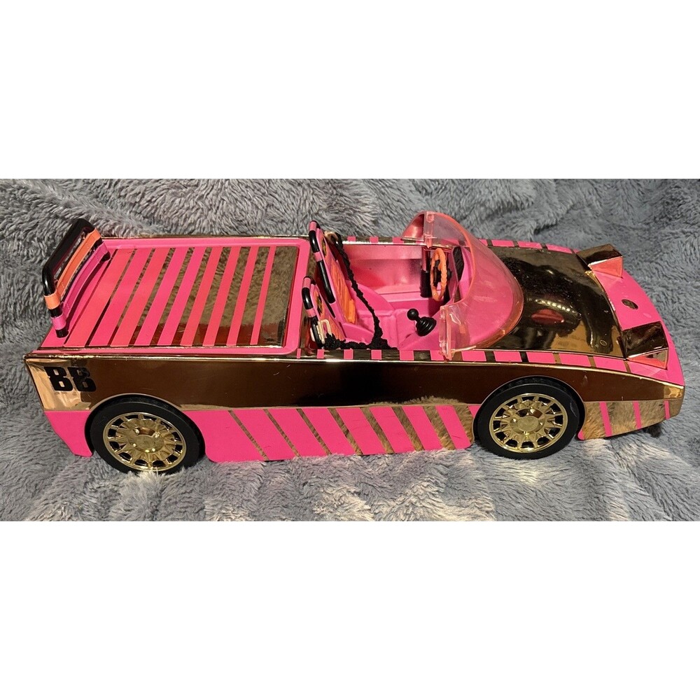LOL Surprise Pink Car Pool Hot Tub Coupe Dance Floor Speedmatic Light Up Toy BB